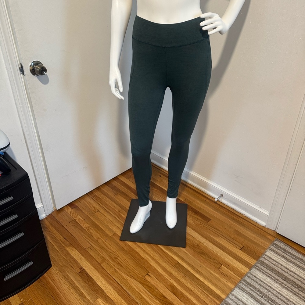 Outdoor Voices Dark Green Leggings
